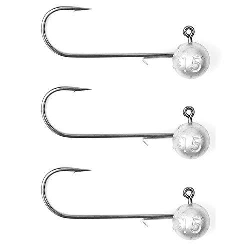 Major Fish Connector Jigköpfe Wire Keeper Jigheads 3 Stück 15 Gramm/Größe 6/0 Major Fish Connector Jigköpfe Wire Keeper Jigheads 3 Stück 15 Gramm/Größe 6/0 von Major Fish