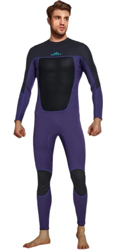 MakeYown 3 Mm Neoprenanzüge Herren Badebekleidung Schnorcheln Surfen,Lila,L MakeYown 3 Mm Neoprenanzüge Herren Badebekleidung Schnorcheln Surfen,Lila,L von MakeYown