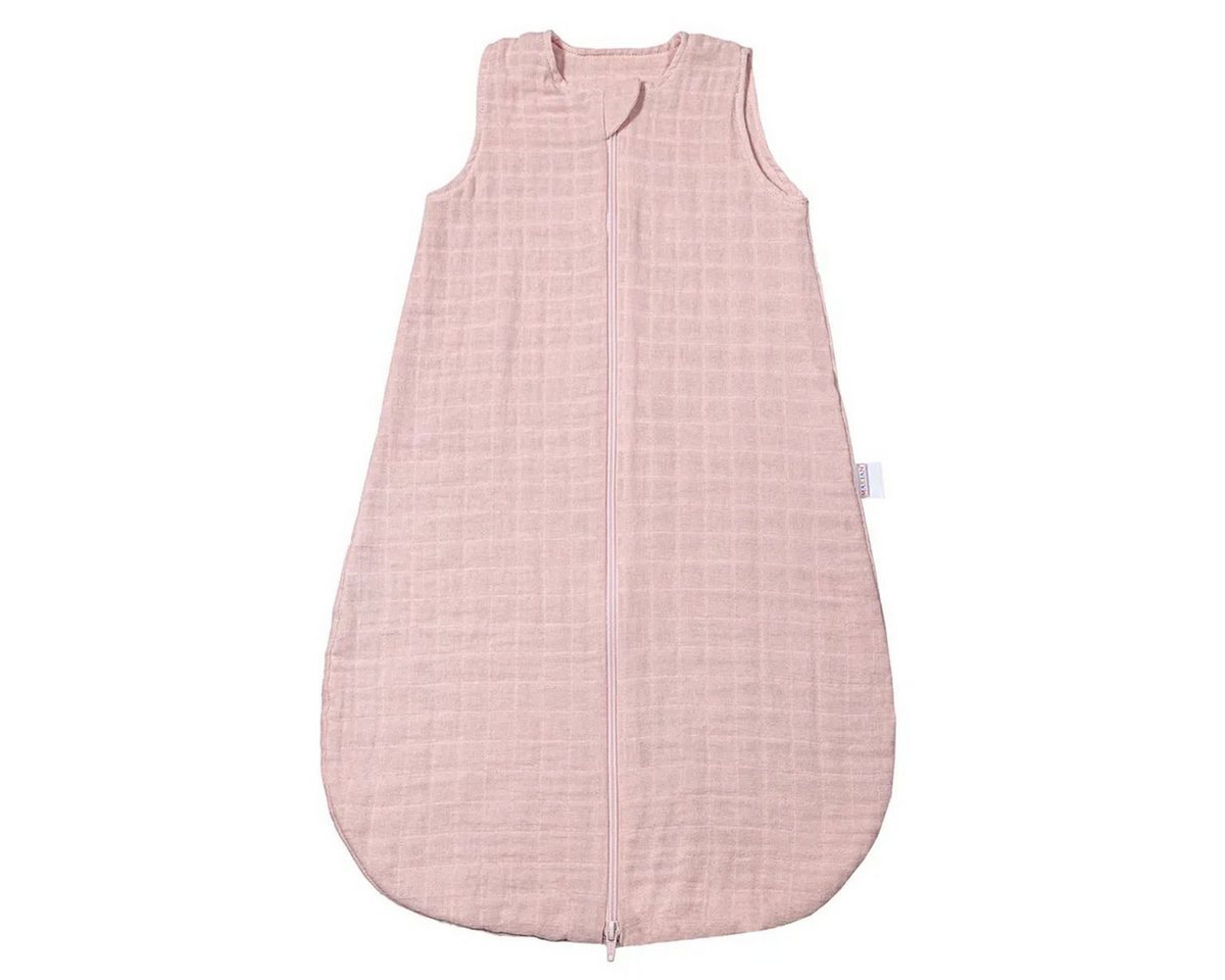 Makian Kinderschlafsack Puder - Gr. 100 cm, Leichter Baby Schlafsack ohne Ärmel für Sommer & Frühling - Baumwolle Makian Kinderschlafsack Puder - Gr. 100 cm, Leichter Baby Schlafsack ohne Ärmel für Sommer & Frühling - Baumwolle von Makian