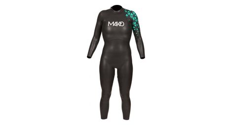 mako hali plus neoprenanzug schwarz grun damen von Mako