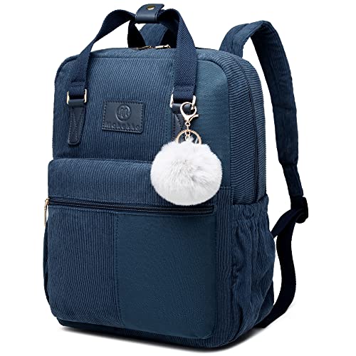 Makukke Rucksack Damen&Herren, Cord Daypack Anti-Theft Tasche Casual Schultasche Citytasche, für Schule Lässige täglich,Blau Makukke Rucksack Damen&Herren, Cord Daypack Anti-Theft Tasche Casual Schultasche Citytasche, für Schule Lässige täglich,Blau von Makukke
