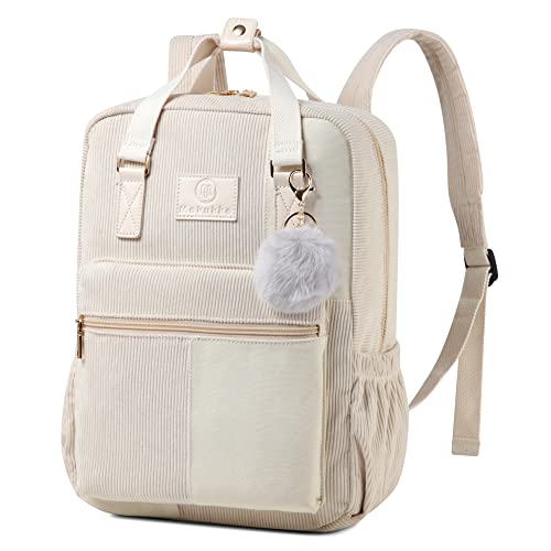 Makukke Rucksack Damen&Herren, Cord Daypack Anti-Theft Tasche Casual Schultasche Citytasche, für Schule Lässige täglich von Makukke