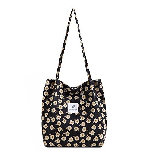 Makukke Tote Bag Aesthetic - Umhängetasche Damen, Cord Tasche Damen Schultertasche stofftaschen Shopper Damen Henkeltasche für Alltag, Büro, Schulausflug und Einkauf Makukke Tote Bag Aesthetic - Umhängetasche Damen, Cord Tasche Damen Schultertasche stofftaschen Shopper Damen Henkeltasche für Alltag, Büro, Schulausflug und Einkauf von Makukke