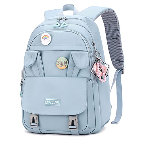 Rucksack Damen Schulrucksack Mädchen Teenager, Laptop-Rucksäcke 15,6 Zoll College Schultasche Anti-Diebstahl-Reise-Tagesrucksack Große Büchertaschen für Teenager Mädchen Frauen Studenten (Blau) Rucksack Damen Schulrucksack Mädchen Teenager, Laptop-Rucksäcke 15,6 Zoll College Schultasche Anti-Diebstahl-Reise-Tagesrucksack Große Büchertaschen für Teenager Mädchen Frauen Studenten (Blau) von Makukke