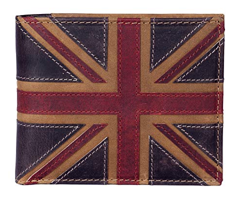 Mala Leather RFID Blocking Union Jack b枚rse braun Mala Leather RFID Blocking Union Jack b枚rse braun von Mala Leather