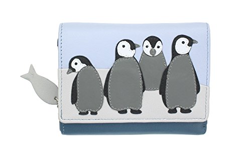 Mala Leder Kollektion Ollie Damen Geldbörse Geldbeutel, kompakt, mit RFID-Schutz 3406_3 Blau Mala Leder Kollektion Ollie Damen Geldbörse Geldbeutel, kompakt, mit RFID-Schutz 3406_3 Blau von Mala Leather