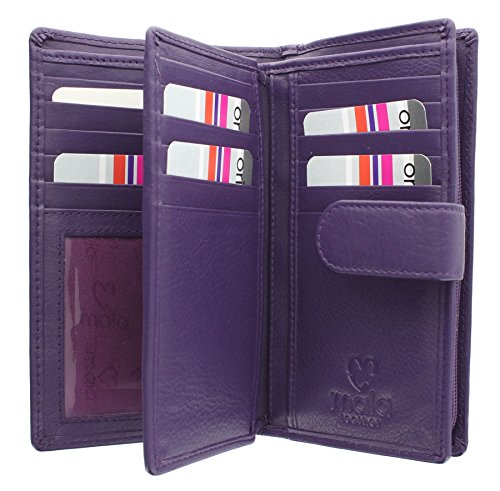 Mala Leder Origin-Kollektion, Geldbörse, mit RFID-Schutz 3178_5 Lila Mala Leder Origin-Kollektion, Geldbörse, mit RFID-Schutz 3178_5 Lila von Mala Leather