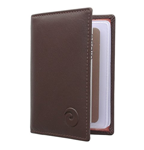 Mala Leder Origin-Kollektion, Kreditkartenhalter Kreditkartenetui, mit RFID-Schutz 610_5 Braun von Mala Leather