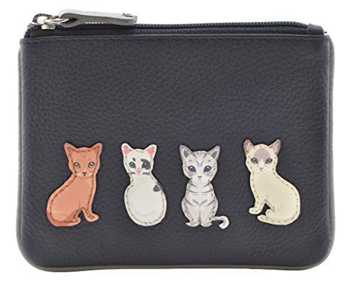 Mala Geldbörse für Münzen und Karten, Leder, Motiv: sitzende Katzen, RFID 4228-65 Mala Geldbörse für Münzen und Karten, Leder, Motiv: sitzende Katzen, RFID 4228-65 von Mala