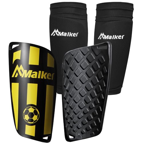 Malker Schienbeinschoner Fußball Set für Erwachsene und Jugend Kinder mit Socken Shin Guard und Leggings Kunststoff Tasche Fußball Ausrüstung Vermeidung von Verletzungen Malker Schienbeinschoner Fußball Set für Erwachsene und Jugend Kinder mit Socken Shin Guard und Leggings Kunststoff Tasche Fußball Ausrüstung Vermeidung von Verletzungen von Malker