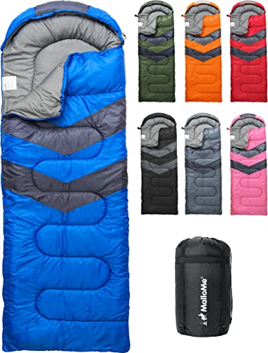 MalloMe Schlafsack Outdoor - Schlafsack Erwachsene und Kinder - Schlafsack Winter, Schlafsäcke, Camping Sleeping Bag, Deckenschlafsack - Winterschlafsack - Leicht, Tragbar, Warm, Deckenschlafsäcke von MalloMe