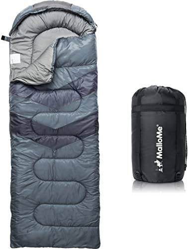 MalloMe Schlafsack Outdoor - Schlafsack Erwachsene und Kinder - Schlafsack Winter, Schlafsäcke, Camping Sleeping Bag, Deckenschlafsack - Winterschlafsack - Leicht, Tragbar, Warm, Deckenschlafsäcke von MalloMe