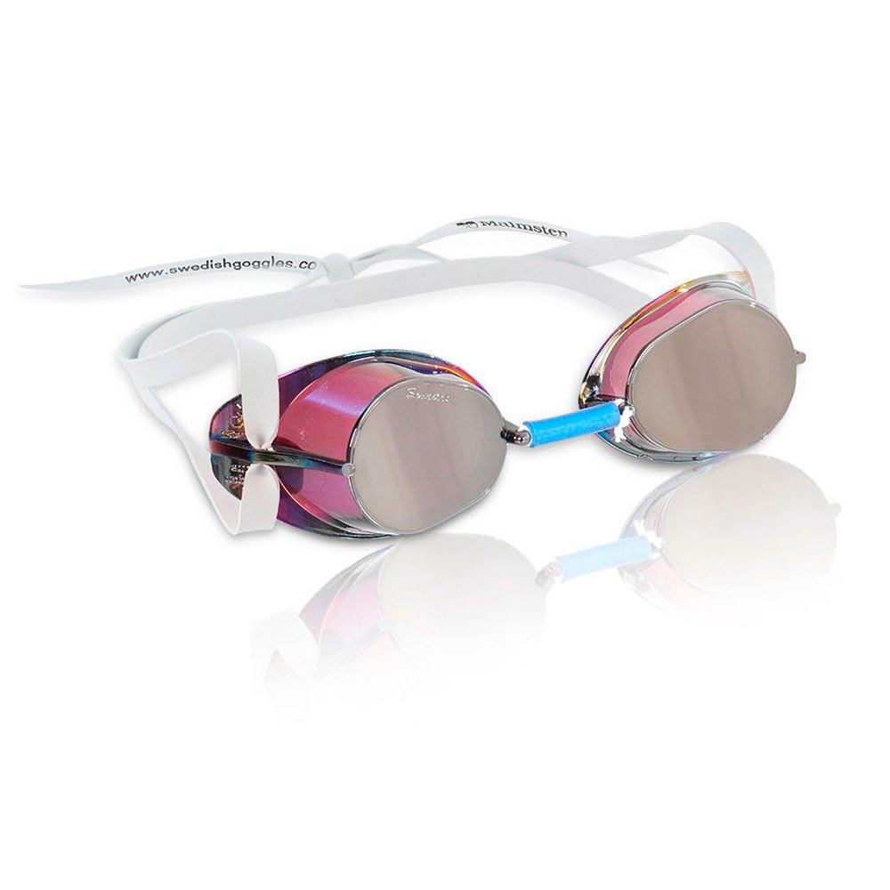 Malmsten Swedish Metallic Mirror Swimming Goggles Rosa Malmsten Swedish Metallic Mirror Swimming Goggles Rosa von Malmsten