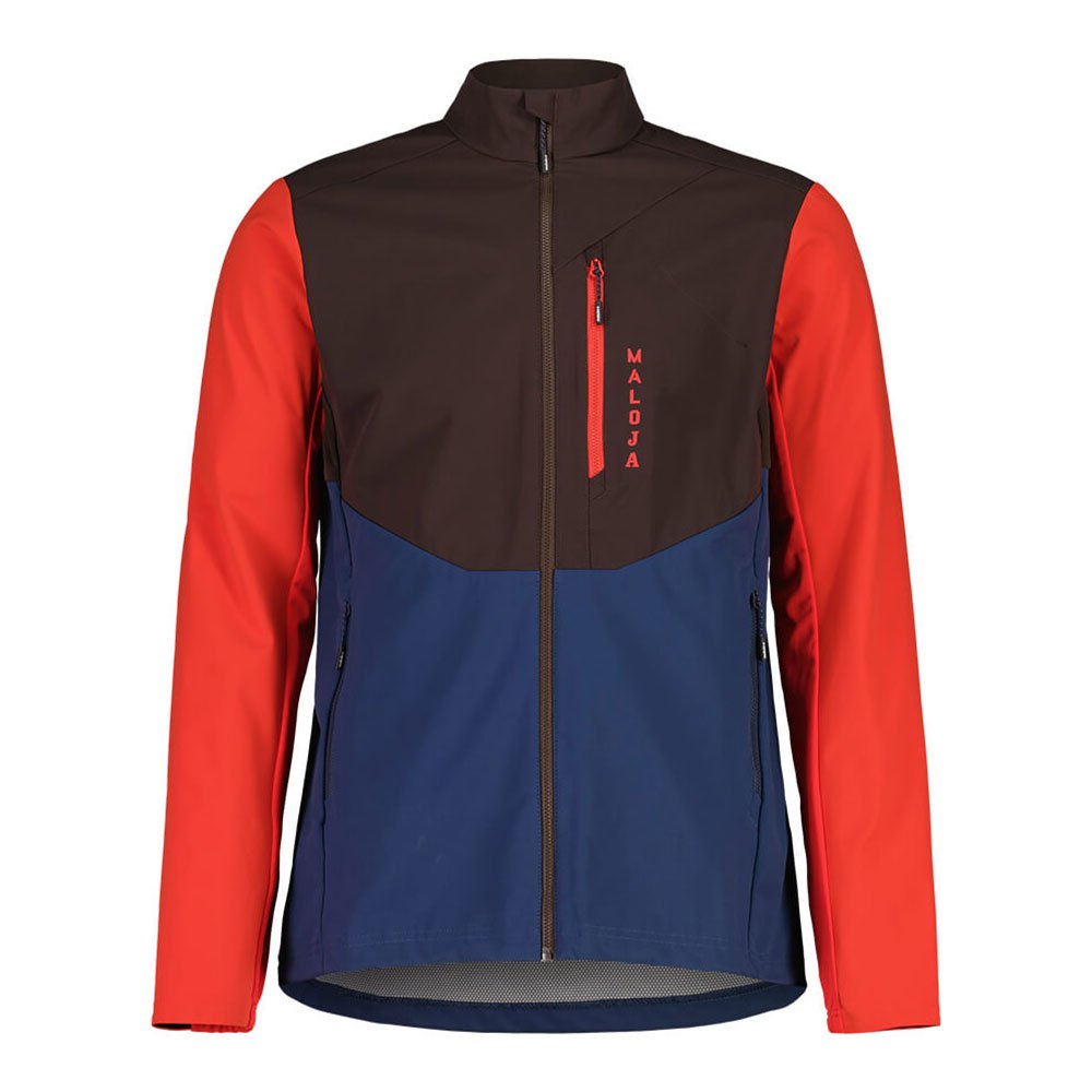 Maloja Alpelm Softshell Jacket Orange,Blau M Mann Maloja Alpelm Softshell Jacket Orange,Blau M Mann von Maloja