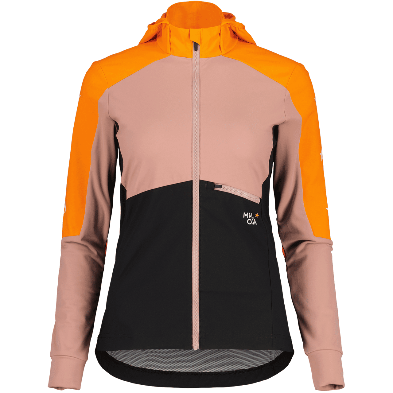 Maloja Damen Hybrid Softshelljacke NESHAm orange sun multi Maloja Damen Hybrid Softshelljacke NESHAm orange sun multi von Maloja
