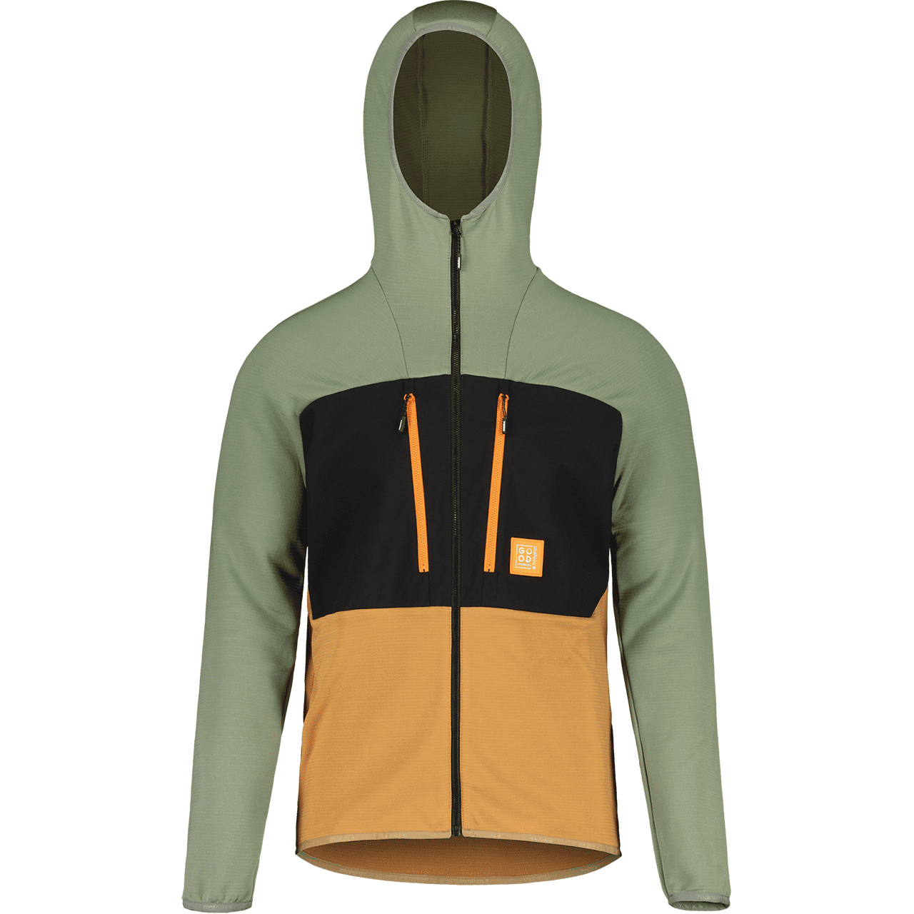 Maloja Herren Fleece Hybridjacke MOOSm frosty green multi Maloja Herren Fleece Hybridjacke MOOSm frosty green multi von Maloja