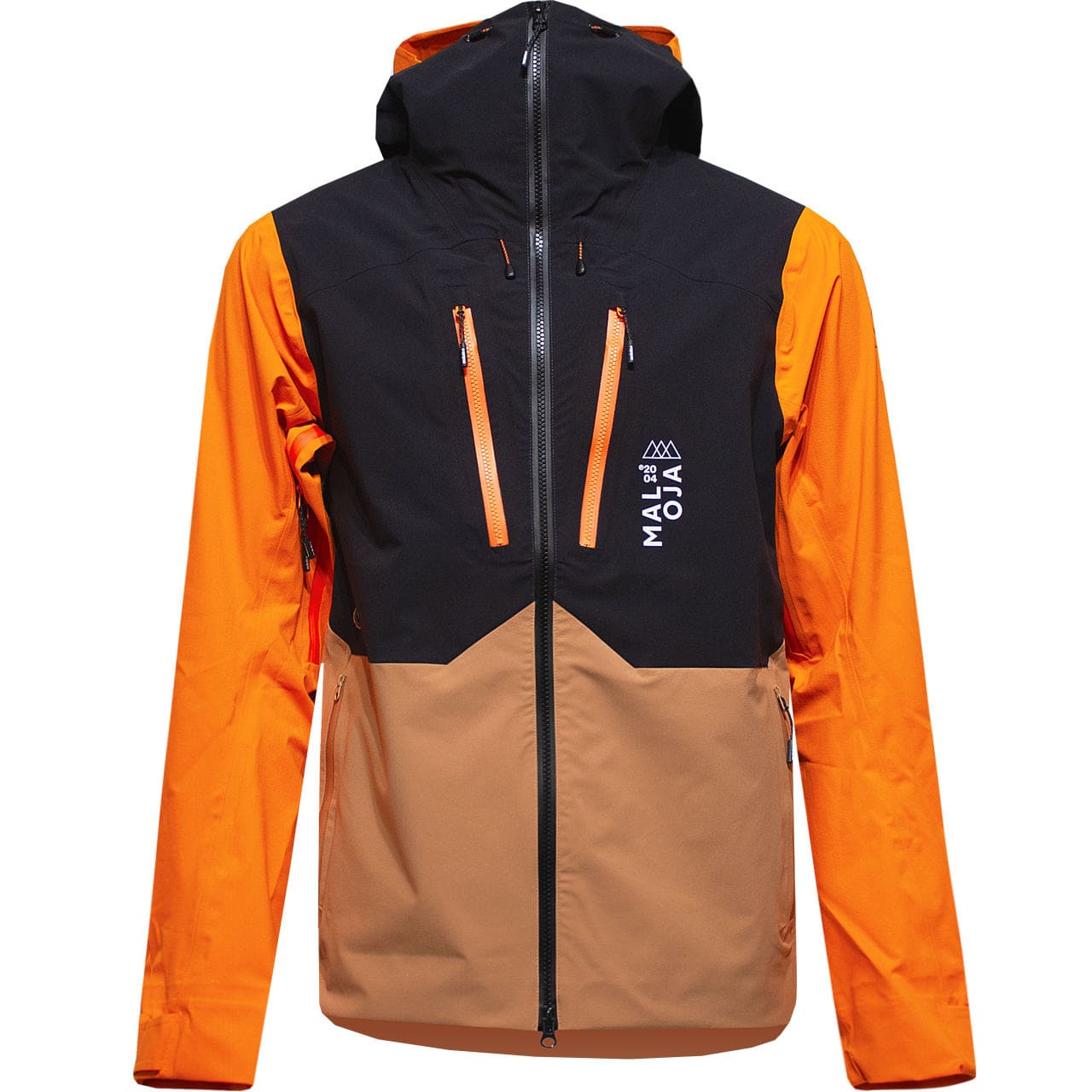 Maloja Herren Shell Jacke RUMOm deep black/orange Maloja Herren Shell Jacke RUMOm deep black/orange von Maloja