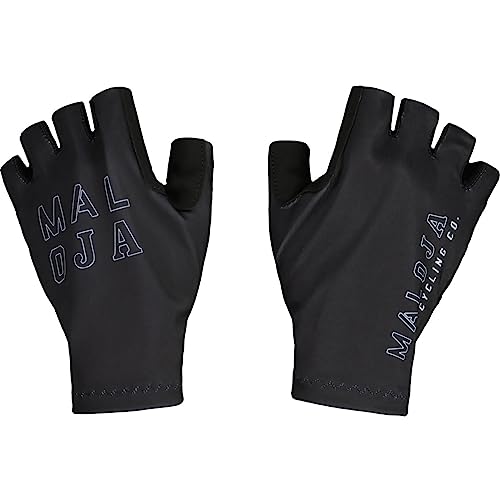 Maloja Muntanitzm. Bike Handschuhe Schwarz - Kurze Funktionelle Fahrrad Handschuhe, Größe S - Farbe Moonless von Maloja