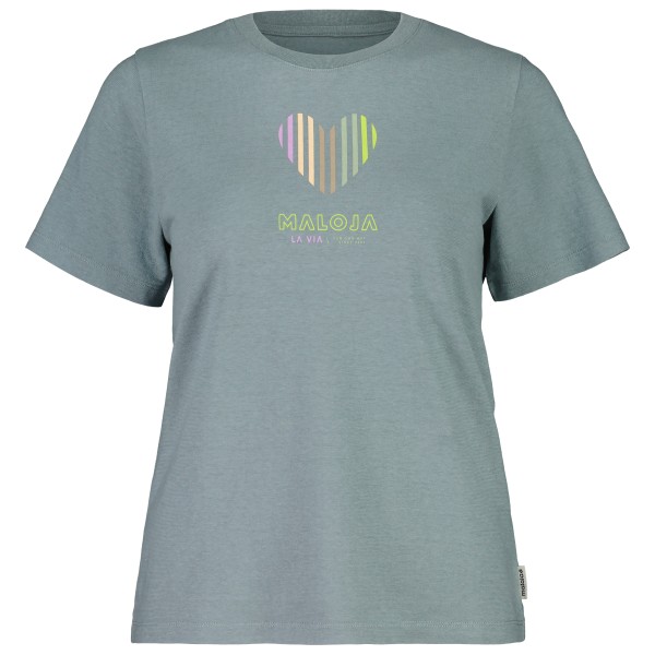 Maloja - Women's AdamekM. - T-Shirt Gr XL grau/türkis Maloja - Women's AdamekM. - T-Shirt Gr XL grau/türkis von Maloja