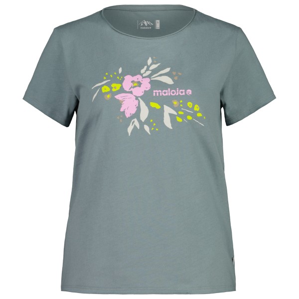 Maloja - Women's OssiM. - T-Shirt Gr XS grau/türkis Maloja - Women's OssiM. - T-Shirt Gr XS grau/türkis von Maloja