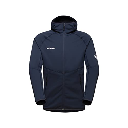 Mammut Aconcagua ML Hooded Jacket Men | Fleecejacke für Herren, Winter Pulli mit Kapuze, Warmer Wanderpullover, Midlayer Kapuzenpullover für Outdoor | Marine, M Mammut Aconcagua ML Hooded Jacket Men | Fleecejacke für Herren, Winter Pulli mit Kapuze, Warmer Wanderpullover, Midlayer Kapuzenpullover für Outdoor | Marine, M von Mammut