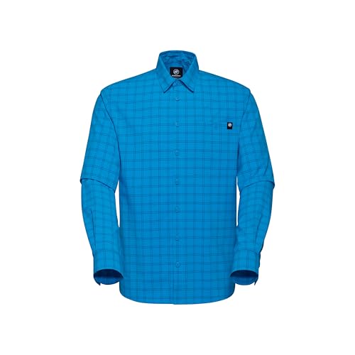 Mammut Lenni Longsleeve Shirt Men | Outdoor Hemd für Herren, Atmungsaktiv, Langarm | Glacier Blue-Marine, L Mammut Lenni Longsleeve Shirt Men | Outdoor Hemd für Herren, Atmungsaktiv, Langarm | Glacier Blue-Marine, L von Mammut