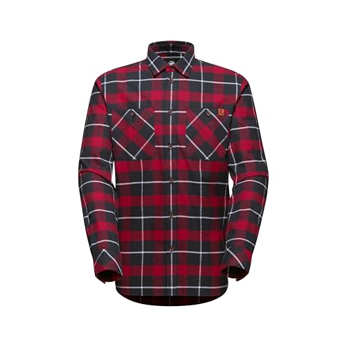 Mammut Alvra Langarmshirt Herren schwarz-blutrot XL Mammut Alvra Langarmshirt Herren schwarz-blutrot XL von Mammut