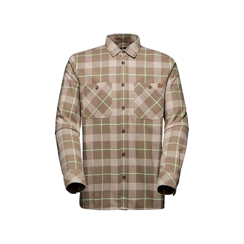 Mammut Alvra Langarmshirt Herren Dark Sand-neo Lime XL Mammut Alvra Langarmshirt Herren Dark Sand-neo Lime XL von Mammut