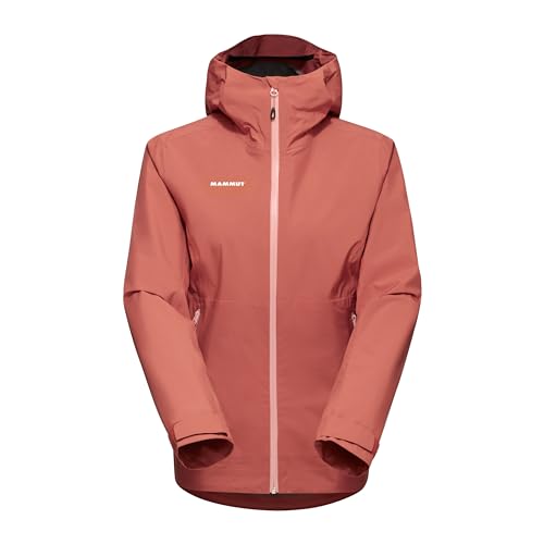 Mammut Damen Hardshelljacke, aus der Serie Alto Light, XL, Orange, Kapuzenjacke, Funktionsjacke, aus DRYtechnology 2.5 L von Mammut