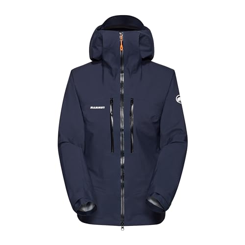 Mammut Taiss HS Hooded Jacket Women | Winterjacke für Damen, Hardshell Skijacke, Outdoor Jacke für Winter, Wanderjacke mit Kapuze, Wasserdicht, Winddicht & Atmungsaktiv | Marine-Black, S Mammut Taiss HS Hooded Jacket Women | Winterjacke für Damen, Hardshell Skijacke, Outdoor Jacke für Winter, Wanderjacke mit Kapuze, Wasserdicht, Winddicht & Atmungsaktiv | Marine-Black, S von Mammut