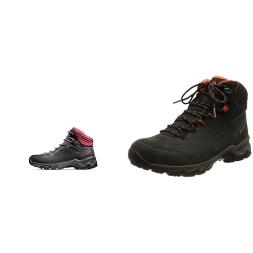Mammut Damen Wanderschuhe Nova IV Mid GTX, in Schwarz, Atmungsaktive Lauf- und Tekkingschuhe & IV Mid GTX Men, black-hot red, 9.5 Mammut Damen Wanderschuhe Nova IV Mid GTX, in Schwarz, Atmungsaktive Lauf- und Tekkingschuhe & IV Mid GTX Men, black-hot red, 9.5 von Mammut