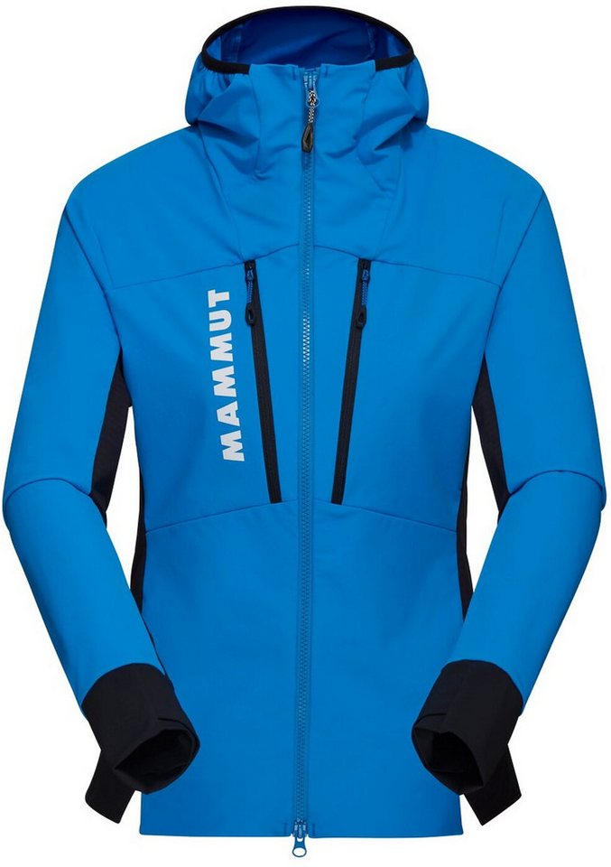 Mammut Funktionsjacke Aenergy SO Hybrid Hooded Jacket Women glacier blue-black von Mammut