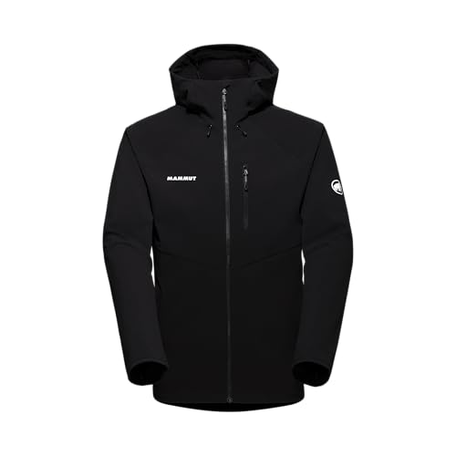Mammut Ultimate Comfort SO Hooded Jacket Men | Softshelljacke für Herren, Outdoor Jacke, Wanderjacke, Funktionsjacke, Softshell, Allwetterjacke, Multifunktionsjacke mit Kapuze | Schwarz, S Mammut Ultimate Comfort SO Hooded Jacket Men | Softshelljacke für Herren, Outdoor Jacke, Wanderjacke, Funktionsjacke, Softshell, Allwetterjacke, Multifunktionsjacke mit Kapuze | Schwarz, S von Mammut