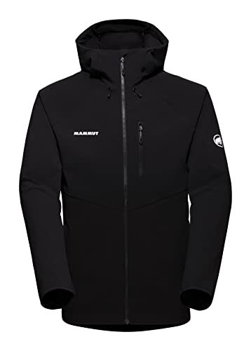 Mammut Ultimate Comfort SO Hooded Jacket Men | Softshelljacke für Herren, Outdoor Jacke, Wanderjacke, Funktionsjacke, Softshell, Allwetterjacke, Multifunktionsjacke mit Kapuze | Schwarz, M Mammut Ultimate Comfort SO Hooded Jacket Men | Softshelljacke für Herren, Outdoor Jacke, Wanderjacke, Funktionsjacke, Softshell, Allwetterjacke, Multifunktionsjacke mit Kapuze | Schwarz, M von Mammut