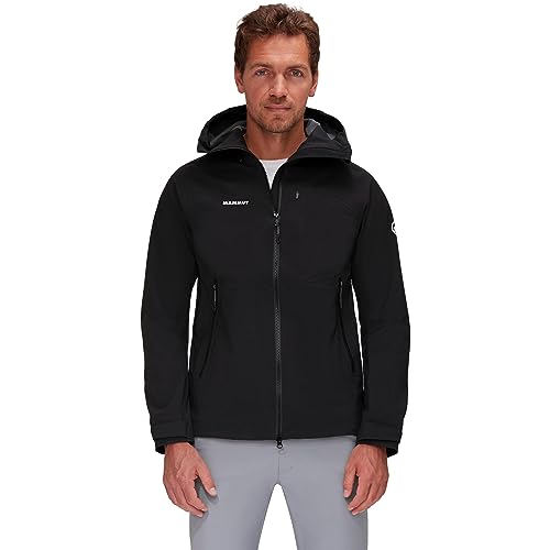 Mammut Herren Alto Guide Hs Kapuzenjacke Hardshell-Blusen, Schwarz, M von Mammut