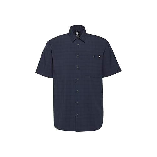 Mammut Lenni Shirt Men | Outdoor Hemd für Herren, Atmungsaktiv, Kurzarm | Marine-Black, 3XL Mammut Lenni Shirt Men | Outdoor Hemd für Herren, Atmungsaktiv, Kurzarm | Marine-Black, 3XL von Mammut