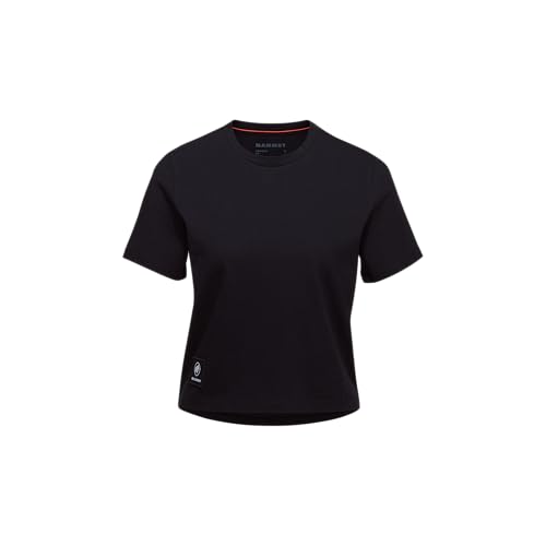 Mammut Massone T-Shirt mit kurz geschnittenem Aufnäher für Damen, schwarz, XL Mammut Massone T-Shirt mit kurz geschnittenem Aufnäher für Damen, schwarz, XL von Mammut