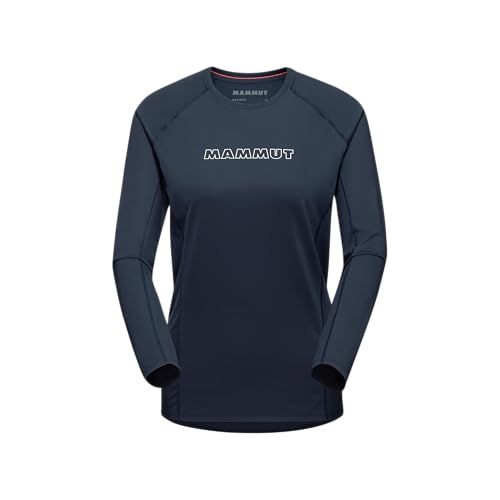 Mammut Selun FL Langarmshirt mit Damenlogo, marineblau, S Mammut Selun FL Langarmshirt mit Damenlogo, marineblau, S von Mammut