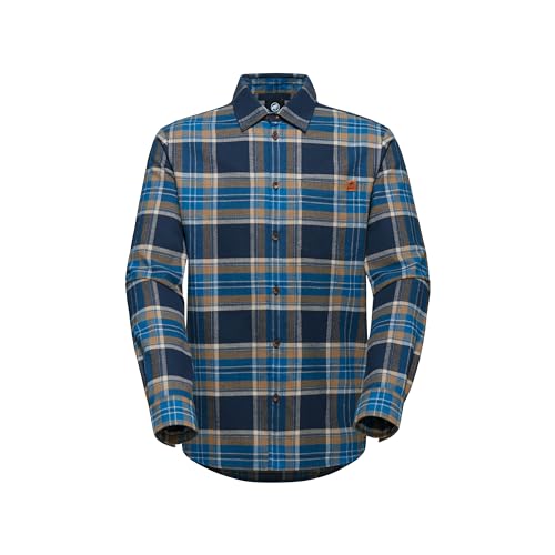 Mammut Trovat Longsleeve Shirt Men Marine-deep Ice M von Mammut