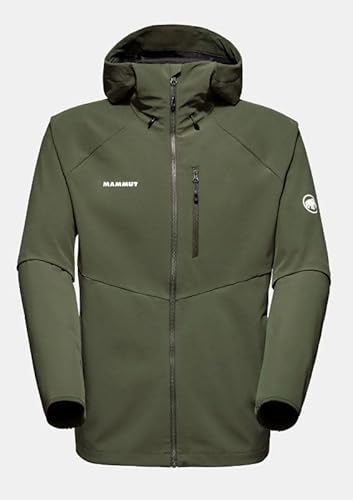 Mammut Ultimate Comfort SO Hooded Jacket Men Dark Marsh - M von Mammut