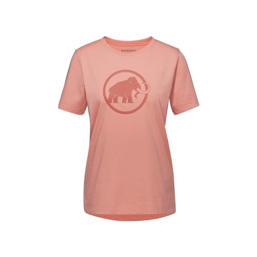 Mammut Damen T-Shirt, XS, Rosa, Sportshirt kurzarm, Trainingsshirt, aus 50 Prozent Baumwolle von Mammut