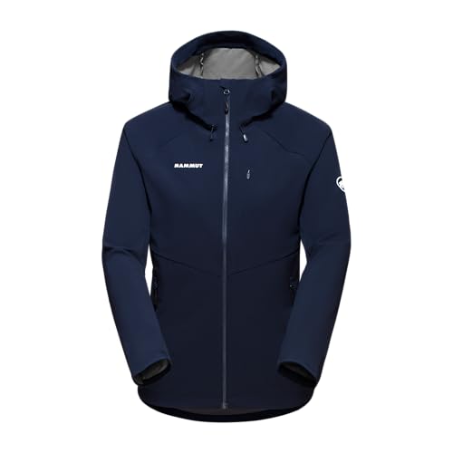 Mammut Ultimate Comfort SO Hooded Jacket Women | Softshelljacke für Damen, Outdoor Jacke mit Kapuze, Wanderjacke, Funktionsjacke, Allwetterjacke | Marine, M Mammut Ultimate Comfort SO Hooded Jacket Women | Softshelljacke für Damen, Outdoor Jacke mit Kapuze, Wanderjacke, Funktionsjacke, Allwetterjacke | Marine, M von Mammut