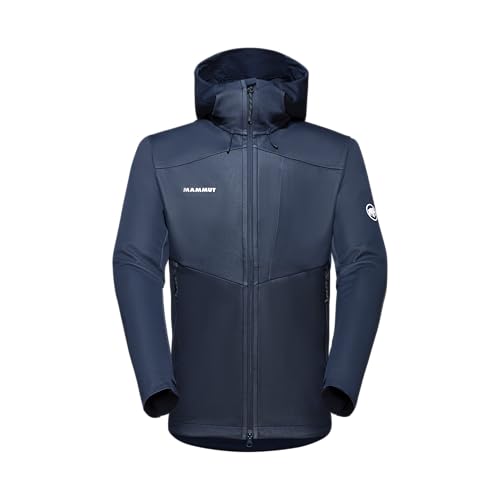 Mammut Ultimate VII SO Hooded Jacket Men | Outdoor Jacke für Herren, Softshelljacke für Sport, Gore-Tex Wanderjacke, Allwetterjacke mit Kapuze, Atmungsaktiv und Winddicht | Marine, XL Mammut Ultimate VII SO Hooded Jacket Men | Outdoor Jacke für Herren, Softshelljacke für Sport, Gore-Tex Wanderjacke, Allwetterjacke mit Kapuze, Atmungsaktiv und Winddicht | Marine, XL von Mammut