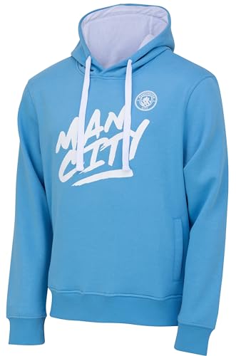 Manchester City Kapuzen-Sweatshirt, offizielle Kollektion, Erwachsenengröße, Herren, XL Manchester City Kapuzen-Sweatshirt, offizielle Kollektion, Erwachsenengröße, Herren, XL von Manchester City FC