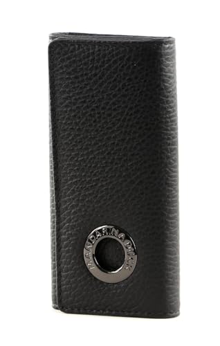 MANDARINA DUCK Mellow Leather Key Holder Nero von Mandarina Duck