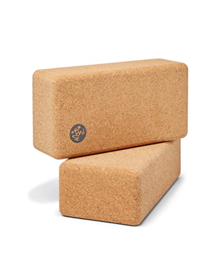 Manduka Cork Lean Yoga-Block, widerstandsfähiges, nachhaltiges Material, tragbar, bequem, griffig, Fitness, Yoga-Übungen und Pilates, 7,6 x 10,2 x 21,6 cm, 2 Stück Manduka Cork Lean Yoga-Block, widerstandsfähiges, nachhaltiges Material, tragbar, bequem, griffig, Fitness, Yoga-Übungen und Pilates, 7,6 x 10,2 x 21,6 cm, 2 Stück von Manduka