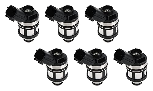 Einspritzdüse 6Pcs 16600-38Y10 Kraftstoff Injektoren Auto Teile Für Frontier Für Pathfinder Für Xterra 3,3 L V6 Auto Injektor von Manfiscal