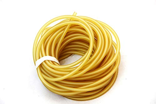3 x 6 mm Naturkautschuk-Latex-Band für Steinschleuder,Katapult, Aktivitäten im Freien, Jagd, Ersatz, 10 Meter Länge, gelb 3 x 6 mm Naturkautschuk-Latex-Band für Steinschleuder,Katapult, Aktivitäten im Freien, Jagd, Ersatz, 10 Meter Länge, gelb von Mangobuy