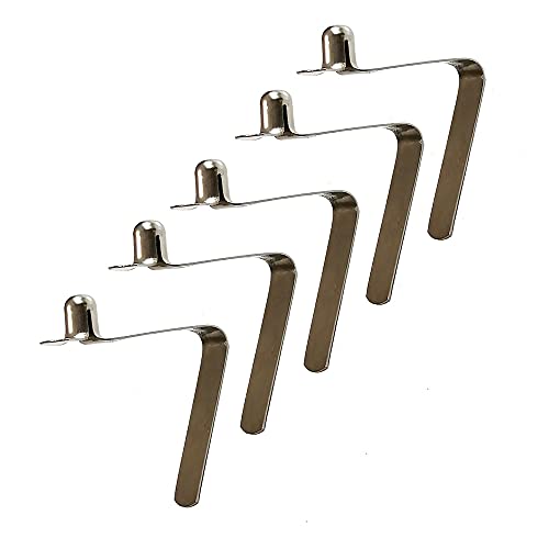 50 Stück Einzelne Federknopf-Klammer 3-15mm Kajak-Paddel-Schnappfeder-Klammer Zeltstangen-Klammern Markisenzubehör Teleskoprohr Camping & Caravan & Stuhlrohrschloss (Knopfdurchmesser 6mm Bein 36mm) 50 Stück Einzelne Federknopf-Klammer 3-15mm Kajak-Paddel-Schnappfeder-Klammer Zeltstangen-Klammern Markisenzubehör Teleskoprohr Camping & Caravan & Stuhlrohrschloss (Knopfdurchmesser 6mm Bein 36mm) von Mangobuy