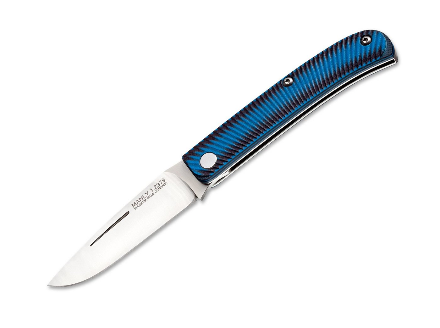 Manly Taschenmesser Comrade D2 Black/Blue Slipjoint Messer Clip Manly Taschenmesser Comrade D2 Black/Blue Slipjoint Messer Clip von Manly